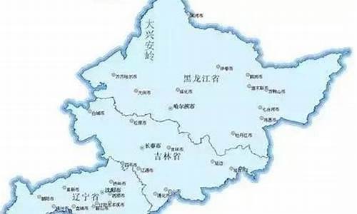 东三省旅游地图_东三省旅游地图简图